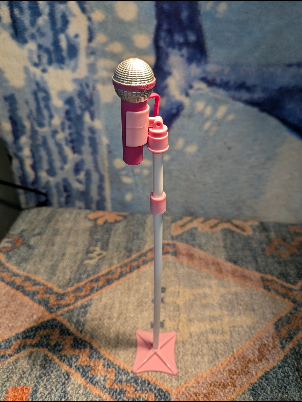 My Life Kids Pink Toy Microphone with Stand - Picture 4 of 5
